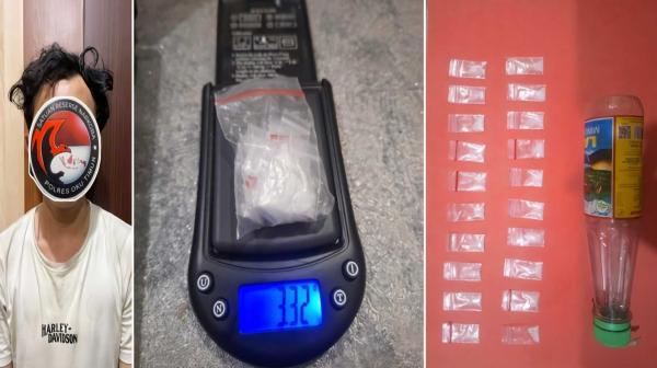 Polisi Gerebek Kontrakan di Belitang, 20 Paket Sabu Disita, Pemasok Kabur