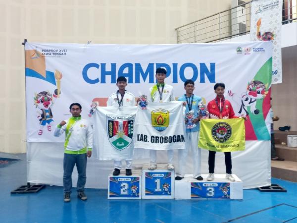 Pecah Telur Setelah 17 Tahun! Taekwondoin Muda Grobogan Febriano Sabet Emas Porprov Jateng 2026