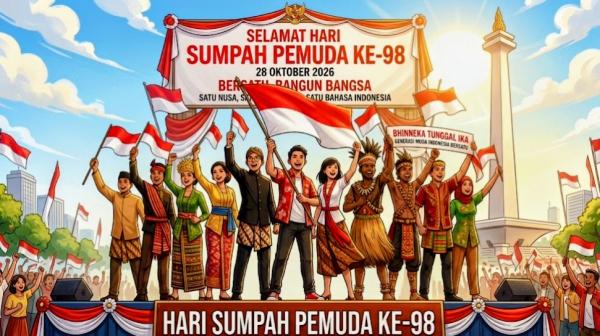 Peringati Sumpah Pemuda ke-98, Anak Muda Diajak Jaga Persatuan dan Hindari Provokasi