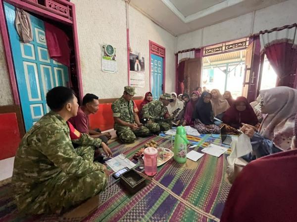 Koramil Cibeber Sisir Warga yang Belum Tersentuh Bansos, Desil Jadi Perhatian