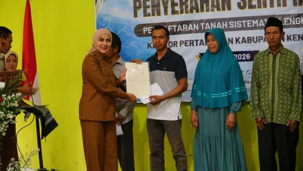 Sertipikat PTSL Diserahkan ke Warga Kendal, BPN Kendal Dorong Kepastian Hukum Tanah