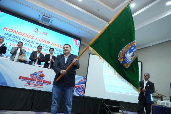 Munafri Arifuddin Pimpin Asprov PSSI Sulsel 2026–2030, Bidik Prestasi PON