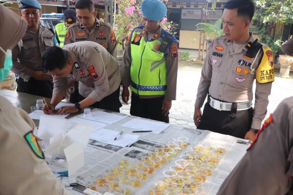 Tes Urine 86 Personel Polres Sragen, Propam Pastikan Hasil Negatif Narkotika