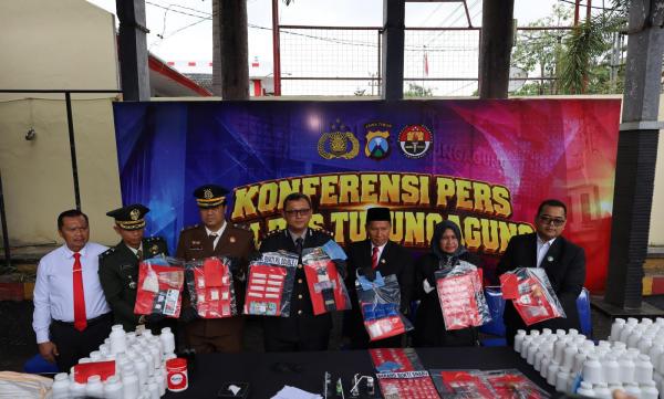 Polres Tulungagung Ungkap 71 Kasus Narkoba, 10 Tersangka Bandar Diamankan