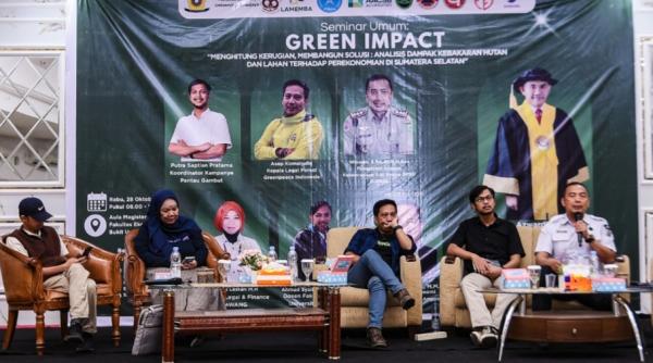 Mafesripala Green Impact: Karhutla Berulang Sumsel, Pemerintah Belum Serius Tangani Perusakan Gambut