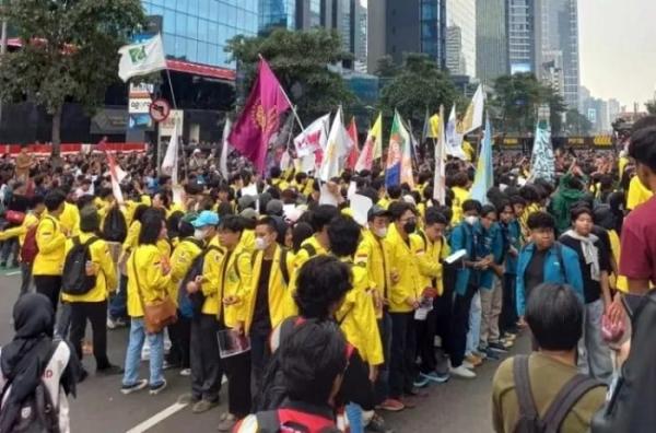 Siap-siap Antisipasi Rute Lalu Lintas, Ribuan Mahasiswa Demo di Jakarta