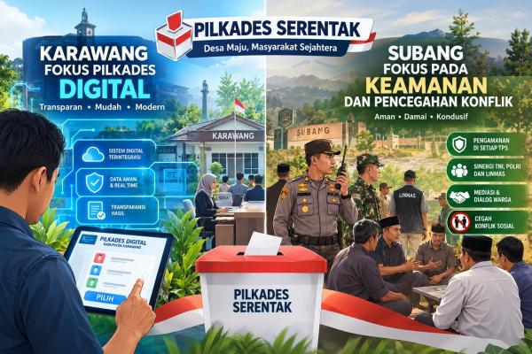 Pilkades 2026 di Karawang dan Subang, Digitalisasi hingga Antisipasi Konflik