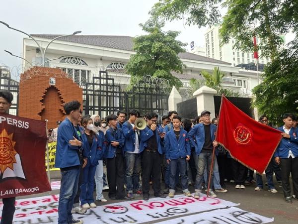 Momentum Sumpah Pemuda, Mahasiswa Bandung Geruduk Gedung DPRD Jawa Barat