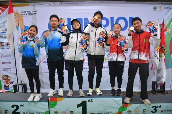 Perbakin Banyumas Pecah Telur Emas Porprov 2026, Atlet Kakak Beradik Tampil Gemilang