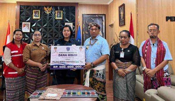 PMI TTU Dapat Dana Hibah Rp500 Juta dari Pemda, Prioritas Pembiayaan untuk Kegiatan Ini