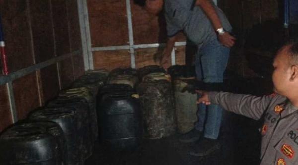 Angkut Ratusan Liter Solar Subsidi Secara Ilegal, Truk Boks Ditahan Polres Cilegon