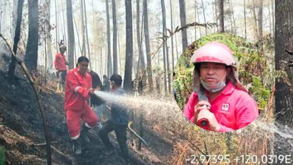 Kabar Duka dari Toraja Utara, Polisi Hutan Meninggal Tertimpa Pohon saat Padamkan Karhutla