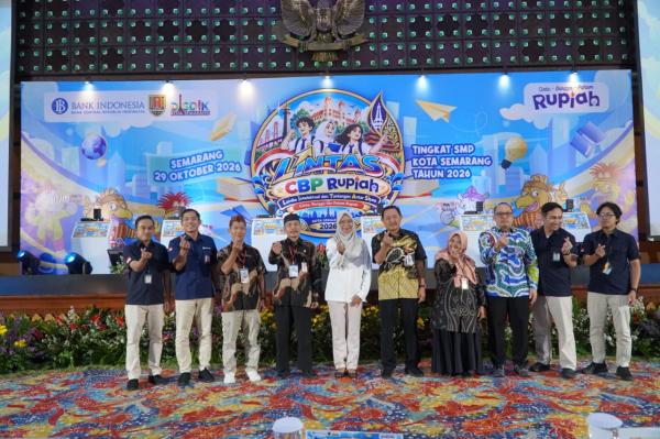 246 Siswa SMP di Semarang Adu Pengetahuan tentang Rupiah