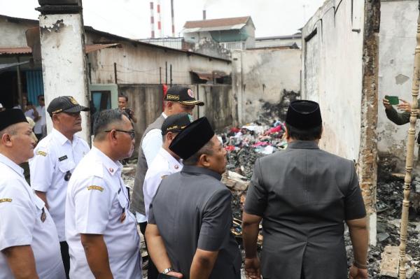Penampakan Puluhan Lapak di Pasar Cukir Jombang Usai Kebakaran, Bakal Dibangun Semipermanen