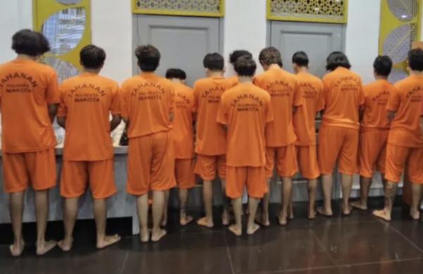 Kronologi Penangkapan 12 Tersangka Pembawa Bom Molotov saat Demo di Kota Malang