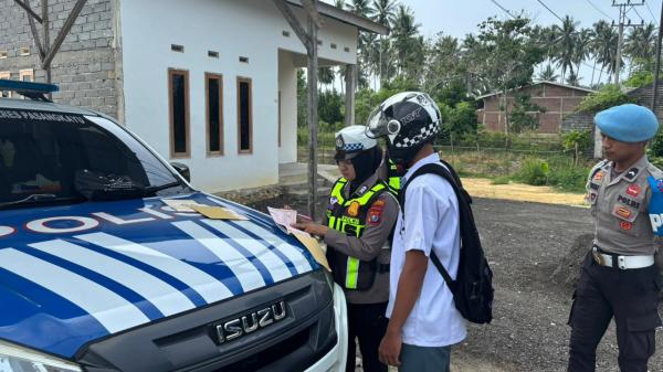 Razia Ops Patuh Marano di Pasangkayu, Satgas Gakkum Layangkan 10 Teguran dan Sanksi Tilang