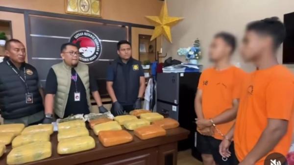 Tak Disangka, Kandang Ayam di Marindal Simpan 17 Kg Ganja, Polisi Buru Pemasoknya