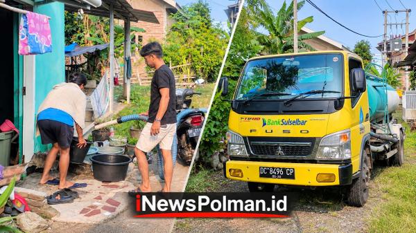 Kemarau Berkepanjangan, PDAM Wai Tipalayo Antar Air Bersih Gratis ke Rumah Warga