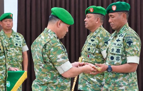 Dua Perwira Baret Merah Bergantian Pimpin Rindam Iskandar Muda
