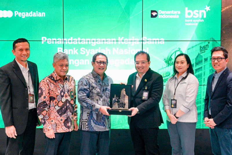 Pegadaian dan Bank Syariah Nasional Kerja Sama Pendanaan dan Integrasi Layanan Digital