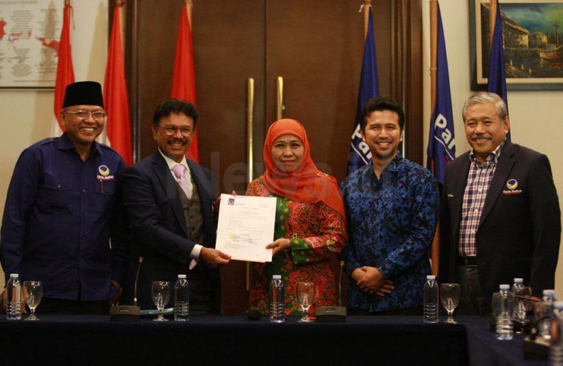 Khofifah-Emil Dapat Dukungan Partai Nasdem pada Pilgub Jatim - Bagian 2