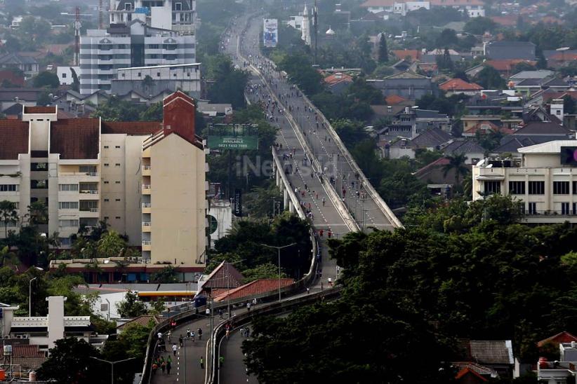 Perdana, JLNT Antasari Jadi Area Car Free Day - Bagian 1