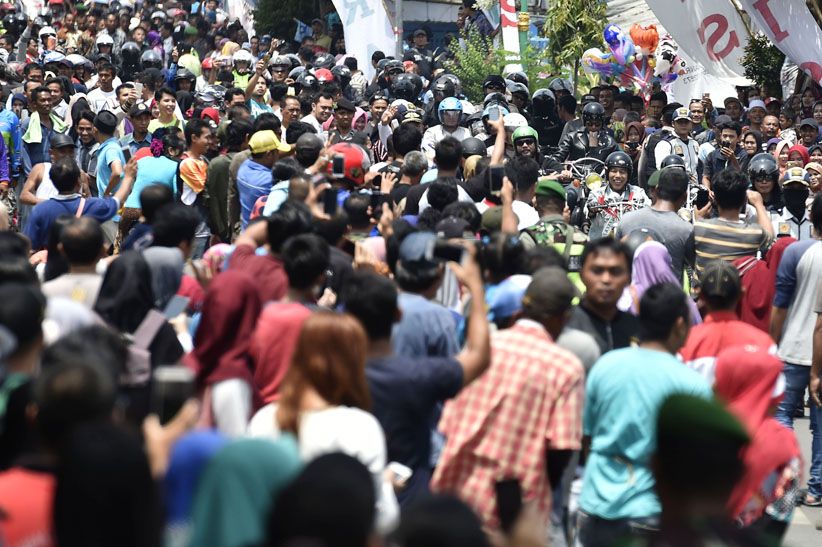 Bak Bikers Sejati, Ini Gaya Jokowi Touring dengan Chopper ke Sukabumi - Bagian 4