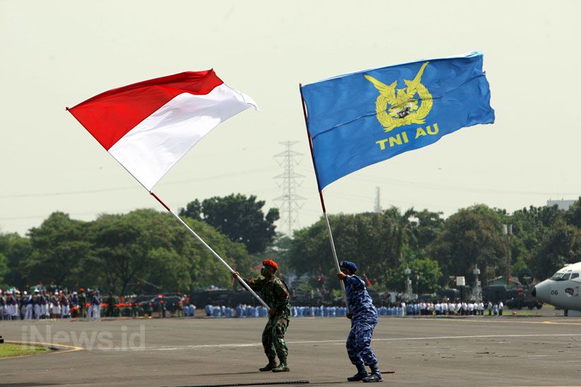 Kemeriahan HUT Ke-72 TNI AU, Ada Aksi Bela Diri hingga Atraksi Jupiter - Bagian 7
