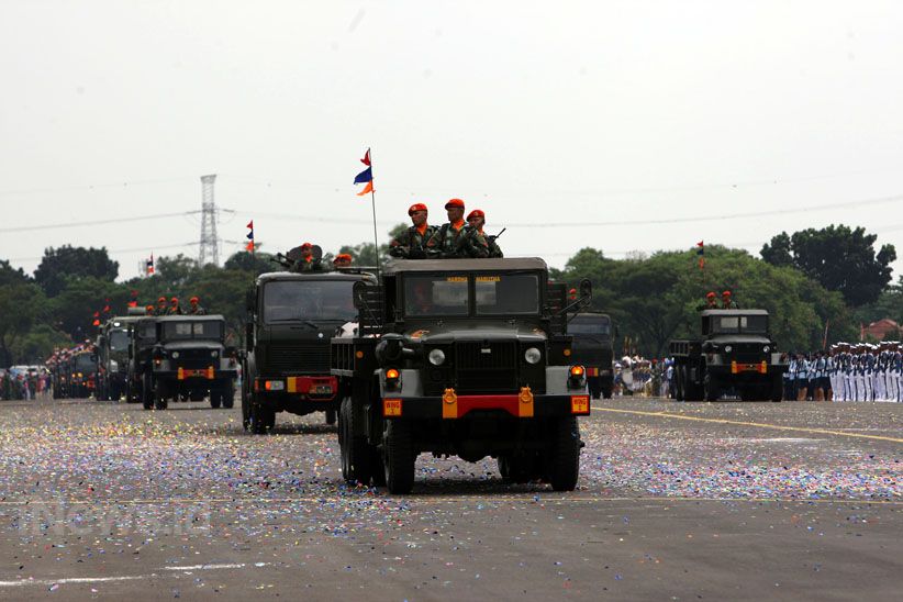 Kemeriahan HUT Ke-72 TNI AU, Ada Aksi Bela Diri hingga Atraksi Jupiter - Bagian 12