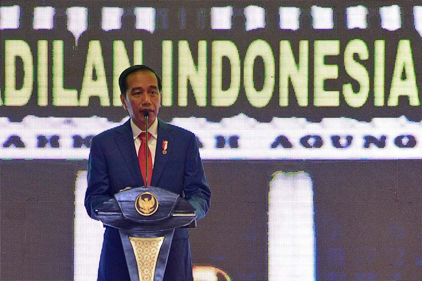 Presiden Jokowi Hadiri Pembekalan Ribuan Calon Hakim Se-Indonesia - Bagian 4