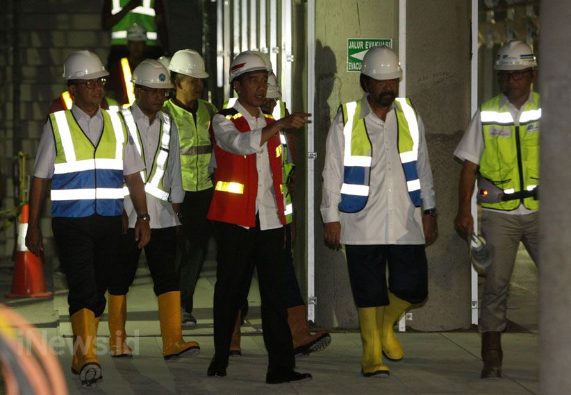Presiden Jokowi Tinjau Perkembangan Proyek MRT - Bagian 2