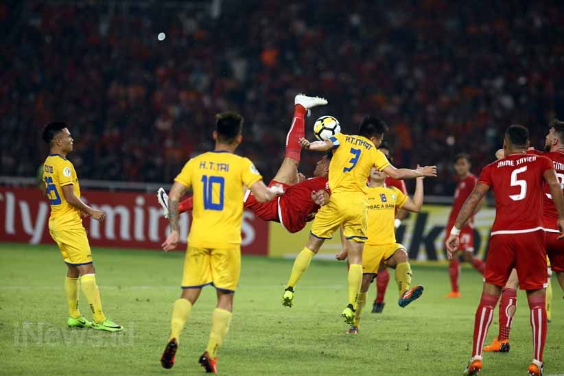 Aksi Persija Bungkam Song Lam Nghe An 1-0 - Bagian 1