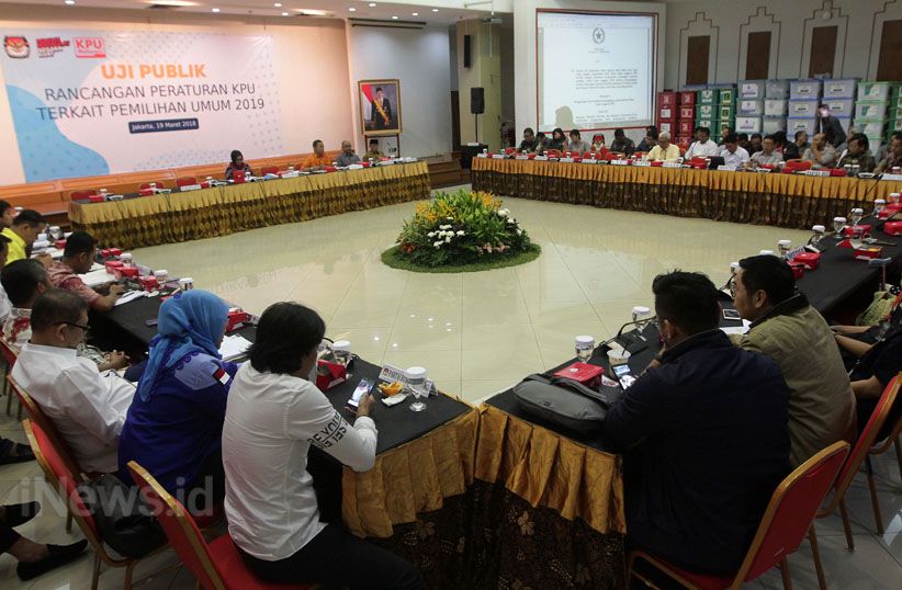 Parpol Peserta Pemilu 2019 Ikut Uji Publik Rancangan Peraturan KPU - Bagian 3