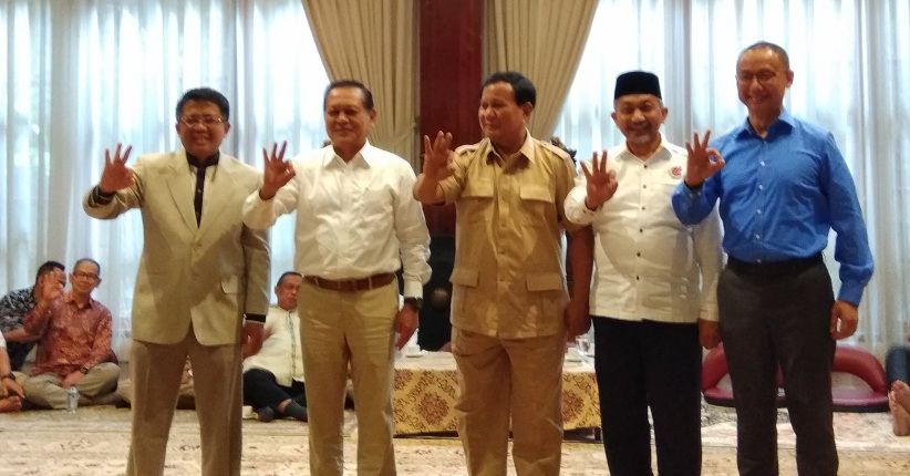 Petinggi Partai Pengusung Sudrajat-Syaikhu Bertemu di Kediaman Prabowo