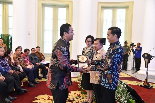 Wali Kota Semarang Terima Anugerah Dana Rakca dari Presiden Jokowi 