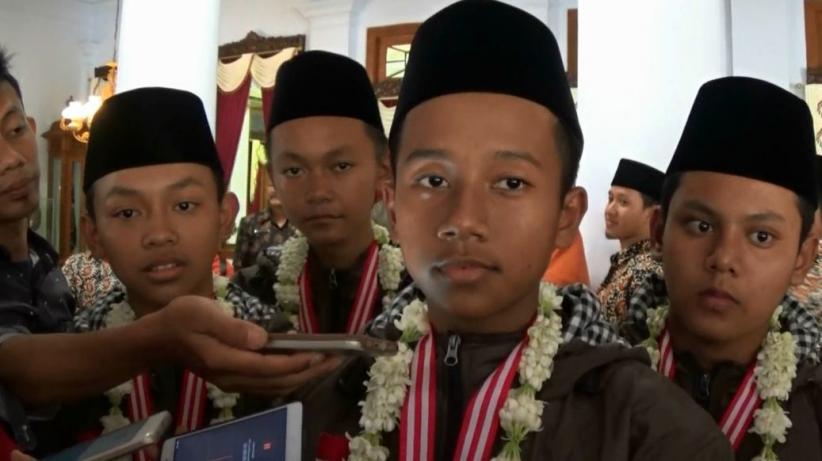 Empat Santri Harumkan Nama Indonesia pada Kontes Robotic Games di Jepang