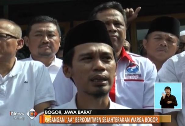 Partai Perindo Usung Pasangan AA sebagai Bupati Bogor