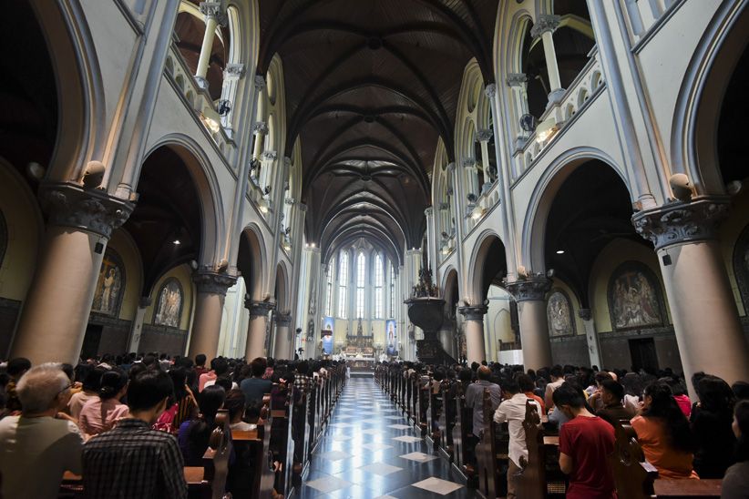 Ibadah Kenaikan Isa Almasih di Gereja Katedral Berlangsung Khidmat dan Aman - Bagian 2