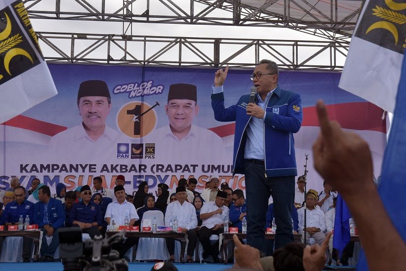 Quick Count Polmark, Syamsuar-Edy Unggul di Pilgub Riau 