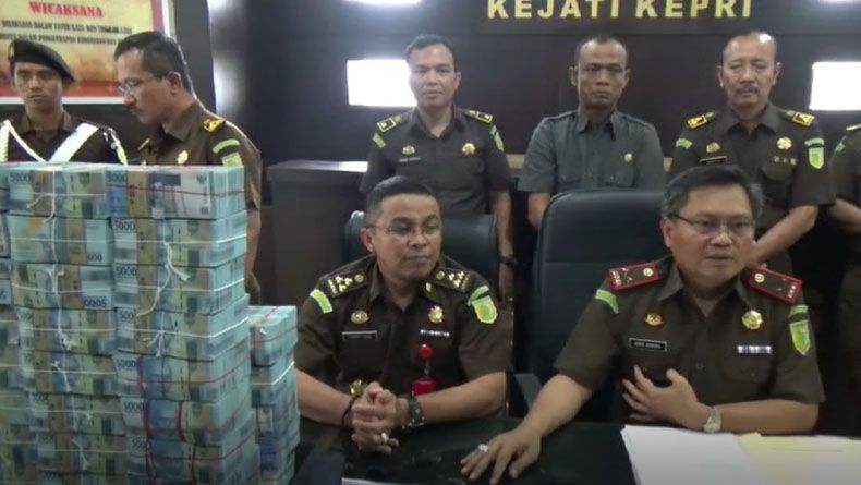Kejati Kepri Pulihkan Kerugian Negara Rp11, 81 Miliar dari Koruptor