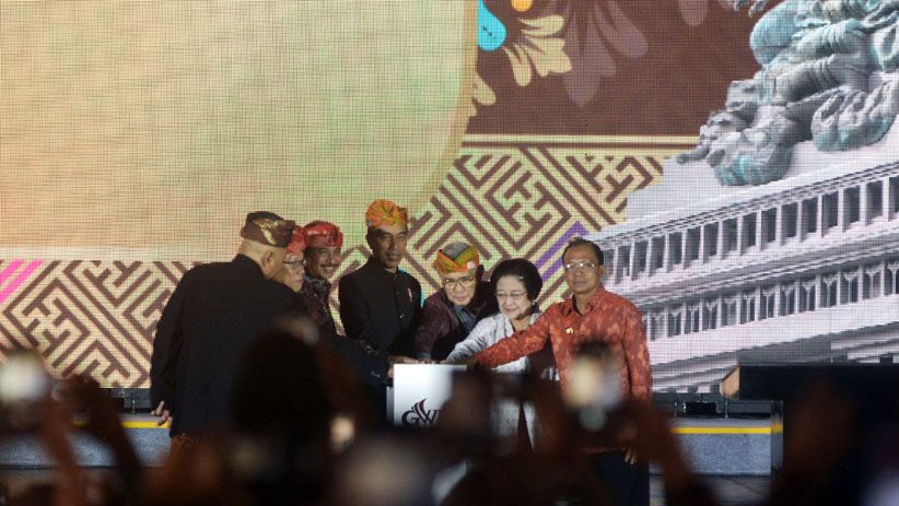 Presiden Jokowi Resmikan Patung Garuda Wisnu Kencana - Bagian 3