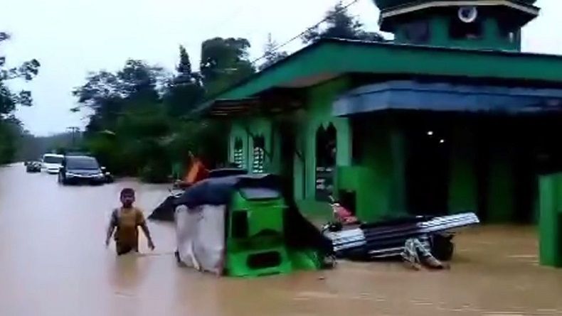 Sejumlah Kecamatan di Mandailing Natal Kembali Terendam Banjir