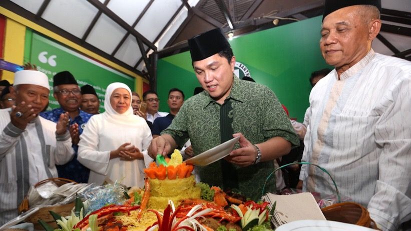 Erick Thohir dan Khofifah Resmikan Posko JKSN di Surabaya - Bagian 2