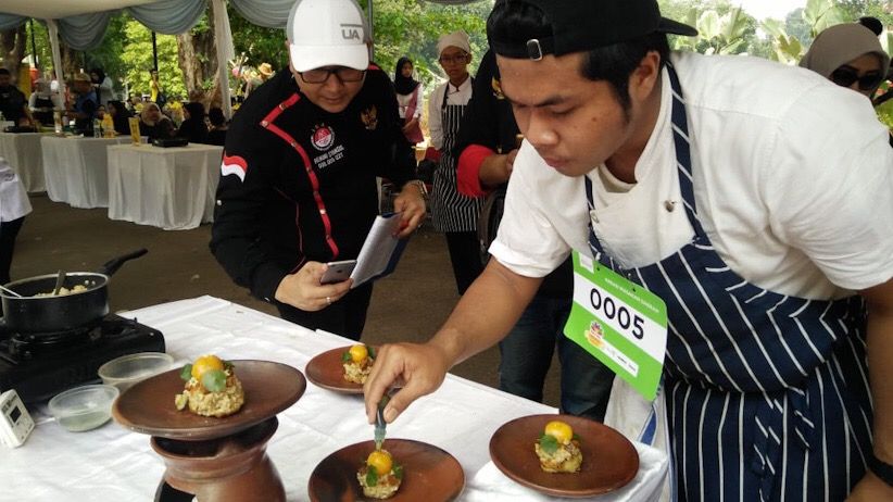 Intip Keseruan Warga Jakarta Lomba Kreasi Nasi Ulam Jengkol  - Bagian 3