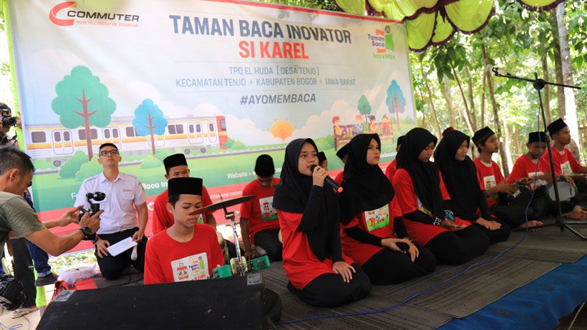 Kereta Commuter Indonesia Bangun Taman Baca Inovator Si Karel - Bagian 3