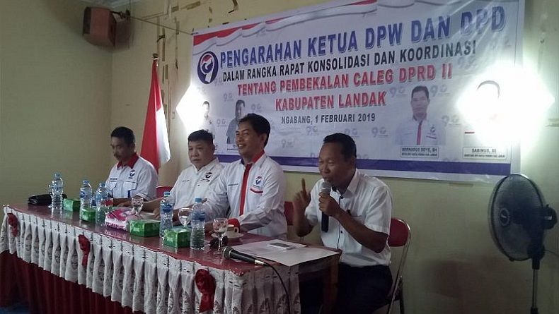 Pembekalan di Landak, Caleg Perindo Dilarang Janji Palsu pada Warga
