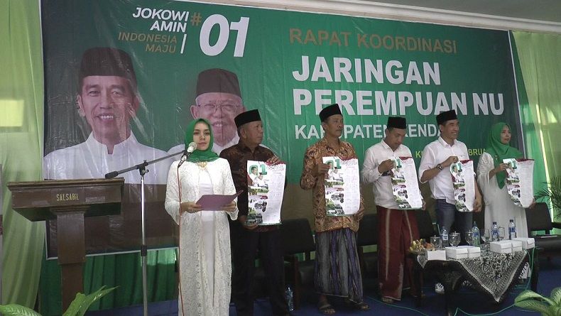 Jaringan Perempuan NU Kendal Komitmen Menangkan Jokowi-Ma'ruf