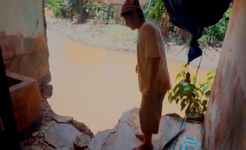 4 Rumah Kontrakan Kena Longsor di Jayapura, BPBD Bangun Posko Bencana