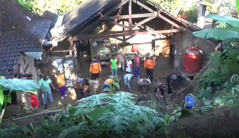 Longsor Terjang 3 Desa di Sragen, 5 Rumah Warga Rusak Parah