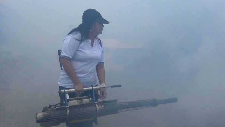Fogging Nasional, DPW Perindo Kalteng Asapi Kompleks Warga Rawan DBD